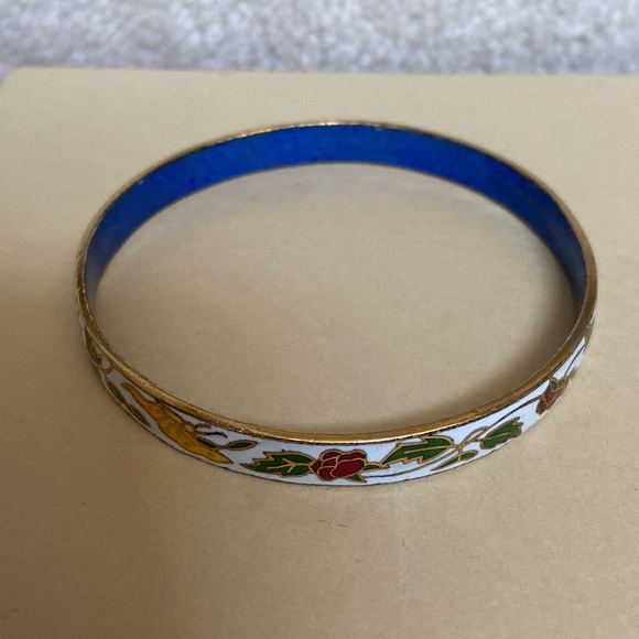 vintage cloisonné bangles - Picture 4 of 12